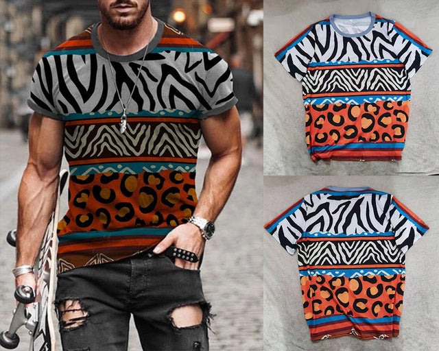 Summer New Mens Oversized Vintage Short Sleeve T Shirts