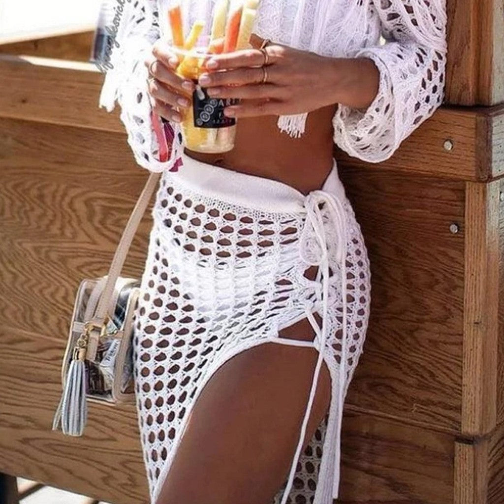 Summer Beach Tassel Long Skirt