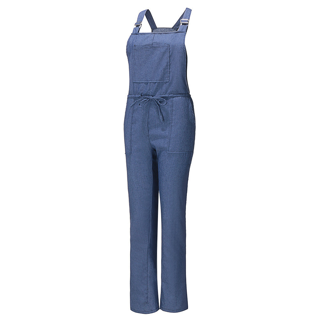 Fashion Sleeveless long Jumpsuit