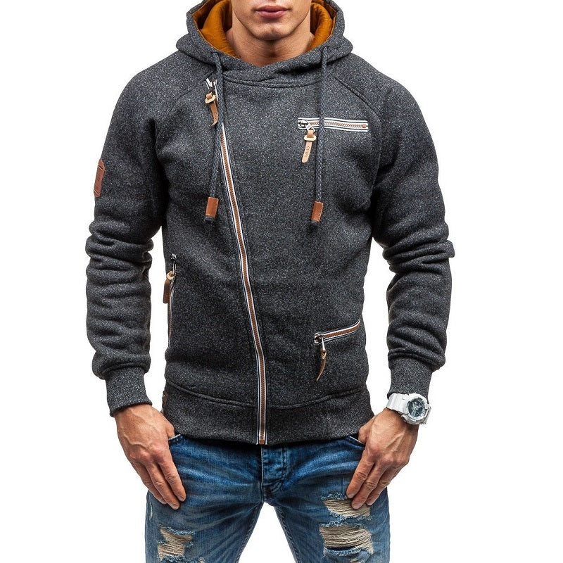 winter Casual Solid Long Sleeve Hoodies