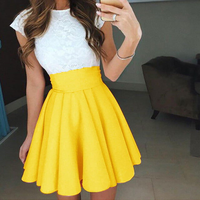 High Waist Slim Mini Casual Formal Skirt