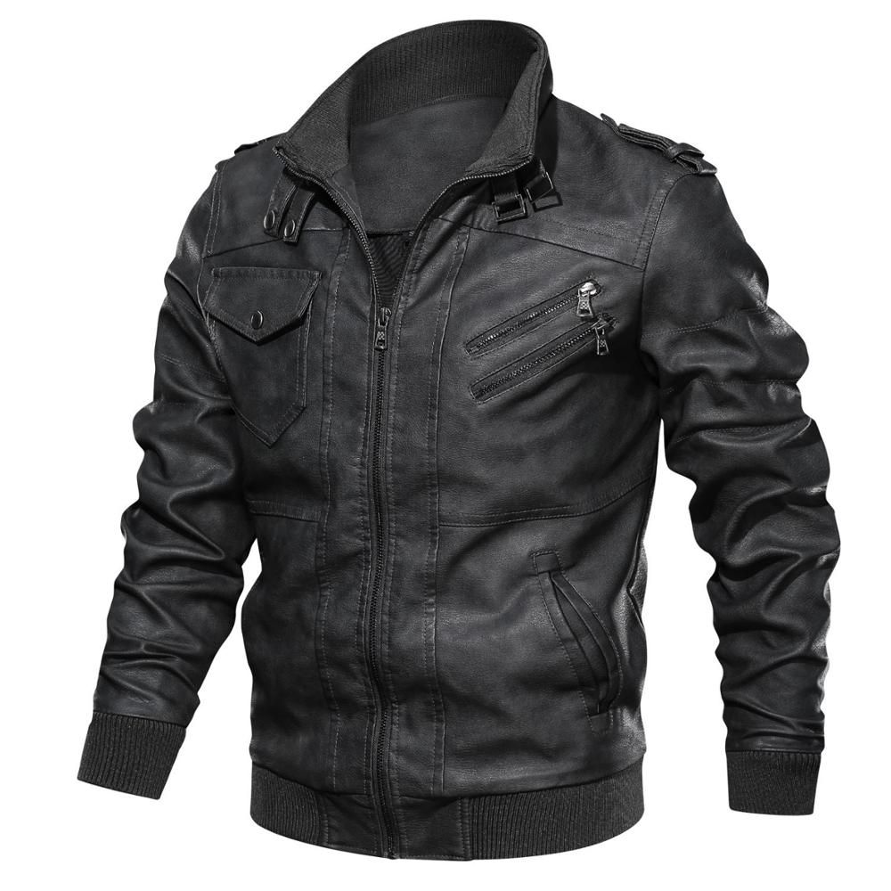 Autumn Casual Motorcycle PU Leather JacketDescription:Material: Faux LeatherApplicable Season: Autumn And Winter Applicable Scene: DailyStyle: Moto &amp; BikerThickness: STANDARDHooded: YesFabric Type: Broad