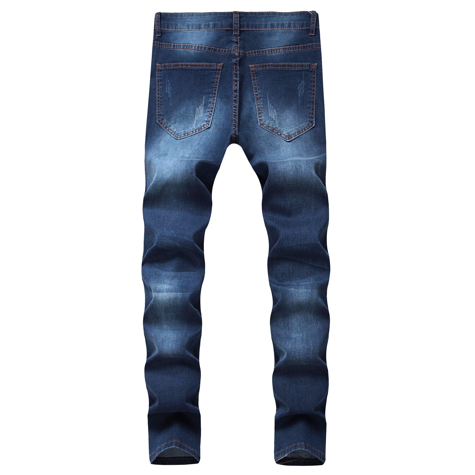 Broken Hole Embroidered Pencil jeansDescription:Closure Type: Zipper FlyApplicable Season: Four SeasonsApplicable Scene: DailyStyle: HIP HOPWaist Type: MIDDecoration: RuchedPattern Type: LetterMaterial