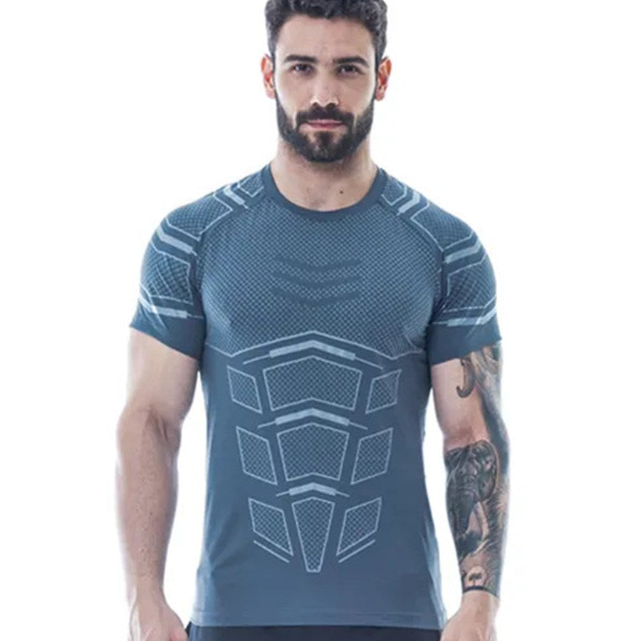 Compression Quick dry T-shirtDescription:Applicable Scene: HomeSleeve Length(cm): ShortMaterial: CottonApplicable Season: summerStyle: CasualCollar: O-NeckItem Type: TopsTops Type: TeesSleeve St