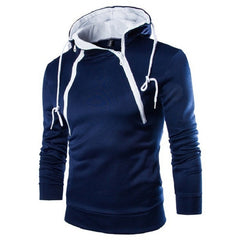 Solid Color Zipper Hoodie