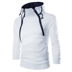 Solid Color Zipper Hoodie