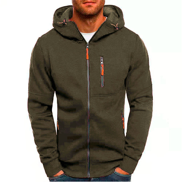 Long-sleeved Cardigan Hooded