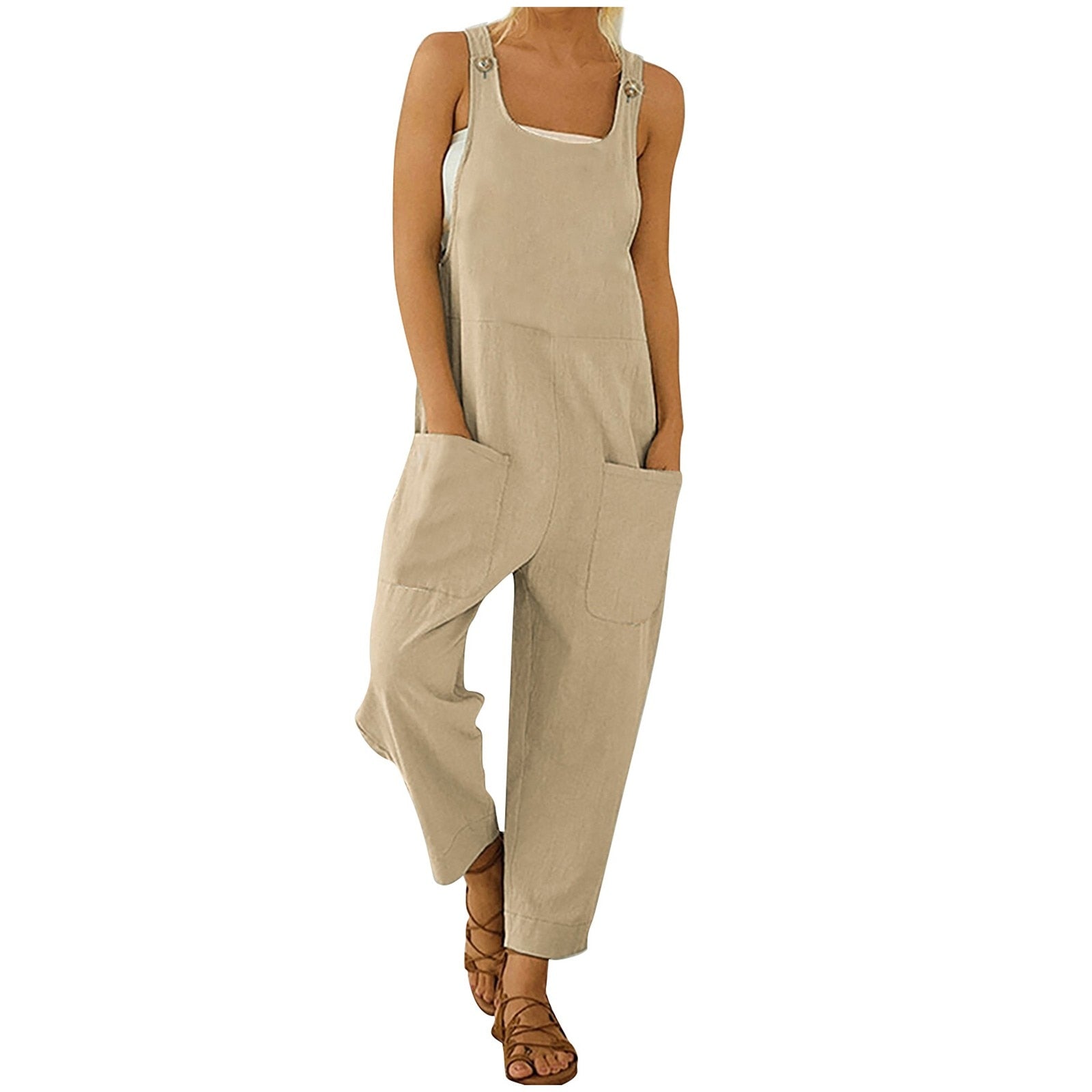 Summer Casual Sleeveless Jumpsuit