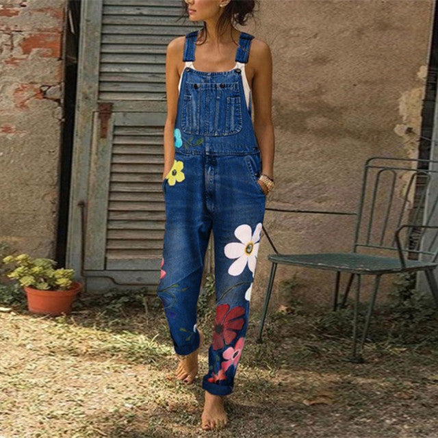 Summer Vintage Sleeveless Jumpsuit