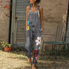 Summer Vintage Sleeveless Jumpsuit