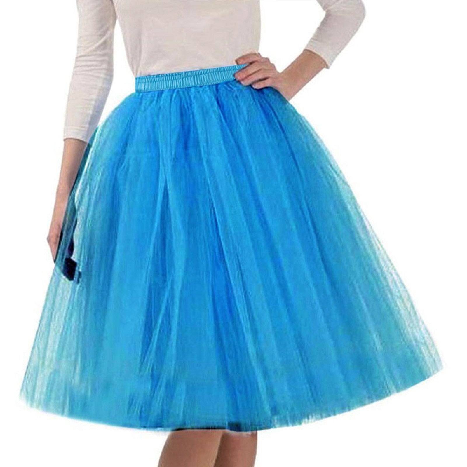 Vintage Tulle Short Tutu Knee Skirts