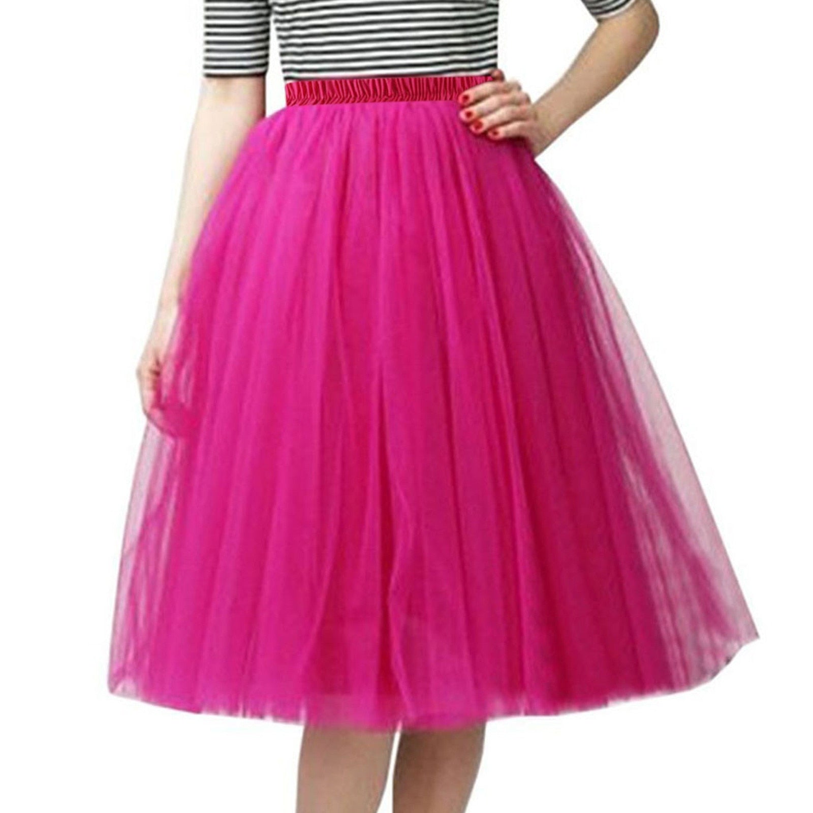 Vintage Tulle Short Tutu Knee Skirts