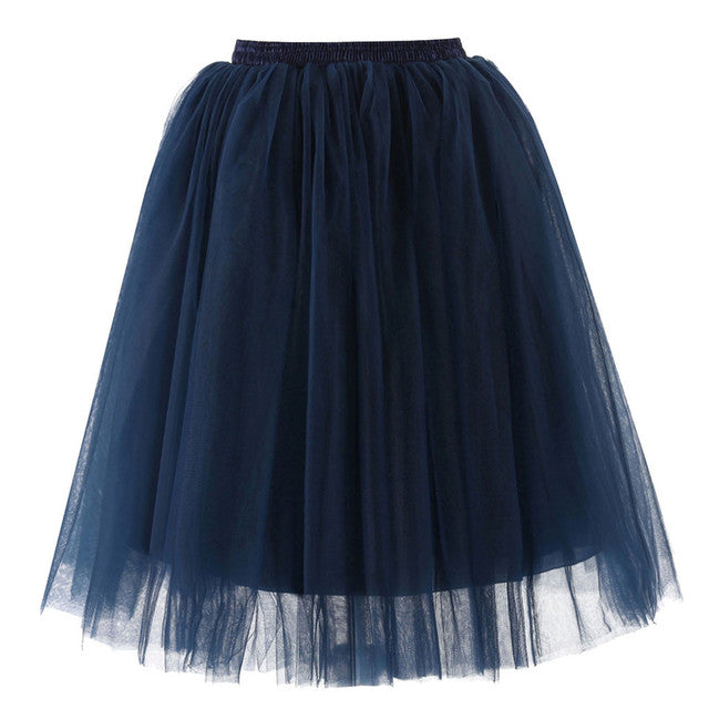 Vintage Tulle Short Tutu Knee Skirts