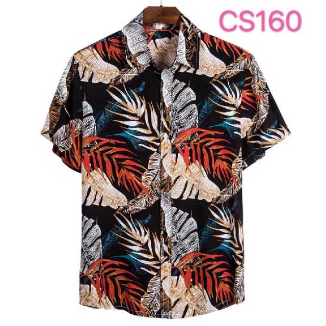 Floral Hawaiian Aloha Shirt Men 2022 Summer Short Sleeve Quick Dry Beach Wear Casual Button Down Vacation Clothing Chemise Homme