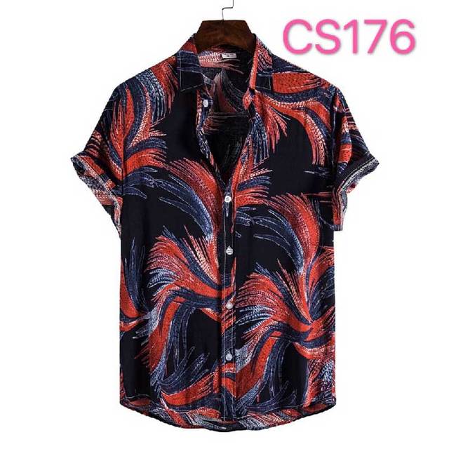 Floral Hawaiian Aloha Shirt Men 2022 Summer Short Sleeve Quick Dry Beach Wear Casual Button Down Vacation Clothing Chemise Homme