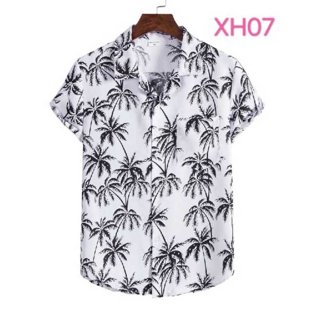 Floral Hawaiian Aloha Shirt Men 2022 Summer Short Sleeve Quick Dry Beach Wear Casual Button Down Vacation Clothing Chemise Homme