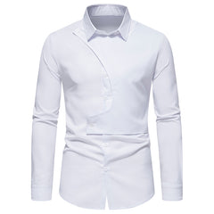 Henry collar Long-sleeved Shirt