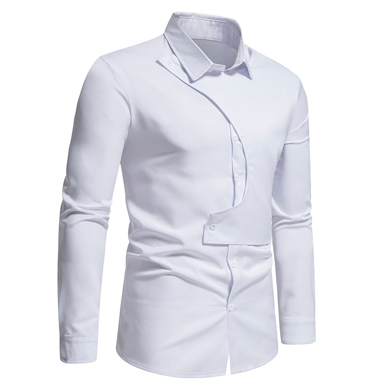 Henry collar Long-sleeved Shirt