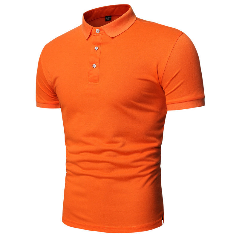 Fashion Short Sleeve T-Polo ShirtDescription:Applicable Scene: DailySleeve Length(cm): ShortStyle: Smart CasualApplicable Season: Spring and SummerMaterial: CottonType: RegularGender: MENTops Type: 