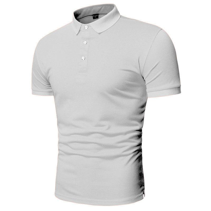 Fashion Short Sleeve T-Polo ShirtDescription:Applicable Scene: DailySleeve Length(cm): ShortStyle: Smart CasualApplicable Season: Spring and SummerMaterial: CottonType: RegularGender: MENTops Type: 