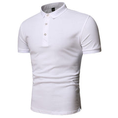 Fashion Short Sleeve T-Polo ShirtDescription:Applicable Scene: DailySleeve Length(cm): ShortStyle: Smart CasualApplicable Season: Spring and SummerMaterial: CottonType: RegularGender: MENTops Type: 