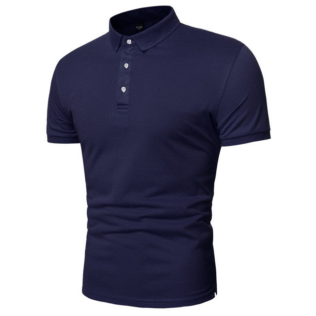 Fashion Short Sleeve T-Polo ShirtDescription:Applicable Scene: DailySleeve Length(cm): ShortStyle: Smart CasualApplicable Season: Spring and SummerMaterial: CottonType: RegularGender: MENTops Type: 