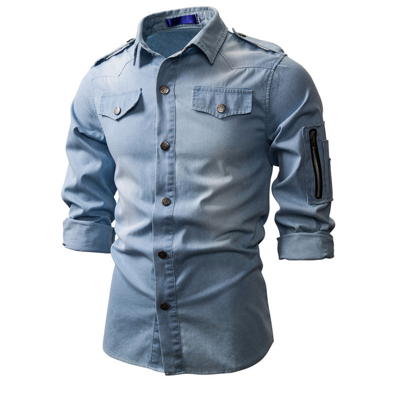 High Quality Cotton Long Sleeve Shirt