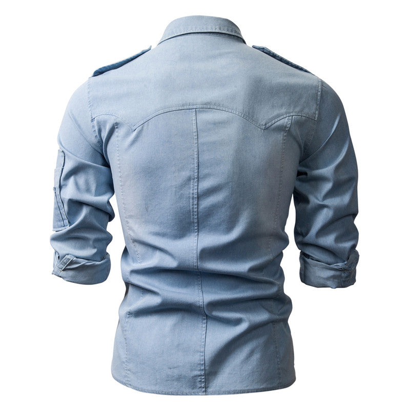 High Quality Cotton Long Sleeve Shirt