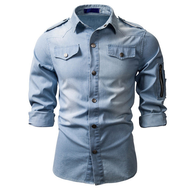 High Quality Cotton Long Sleeve Shirt